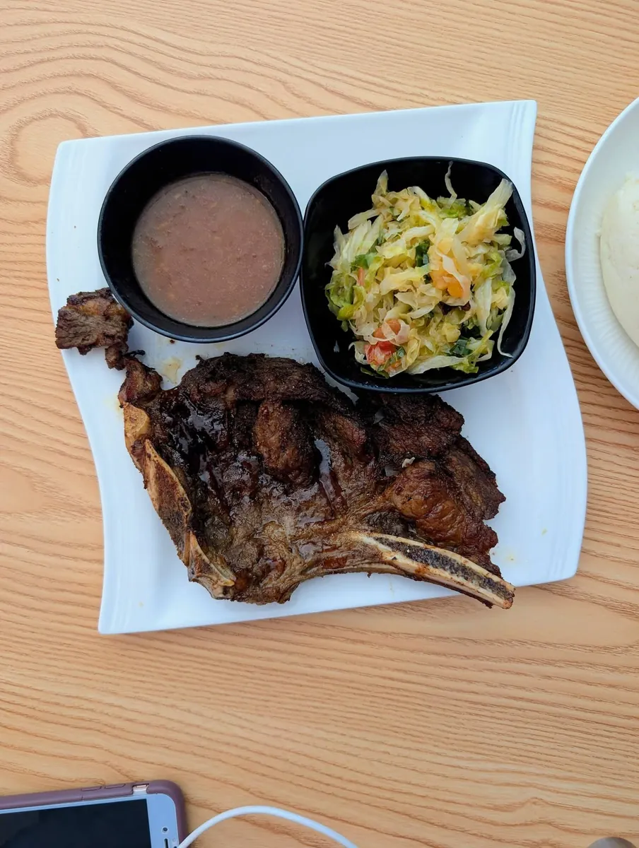 A plated meal at the Likaka restaurant