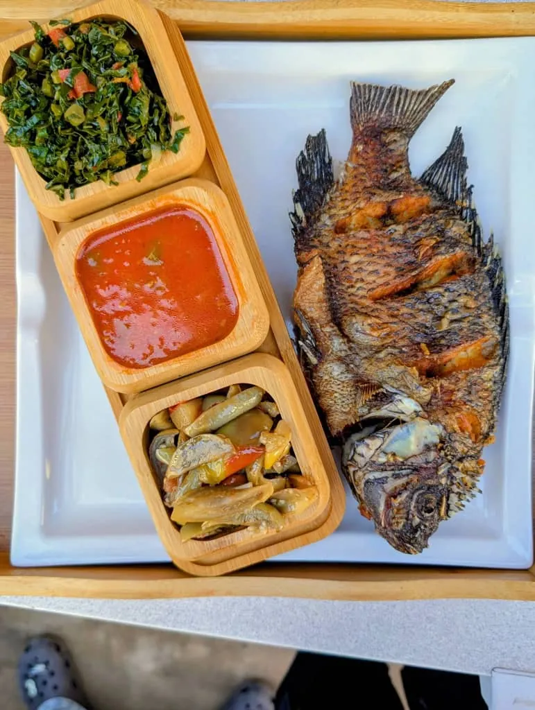 The famous Zambezi bream at Likaka